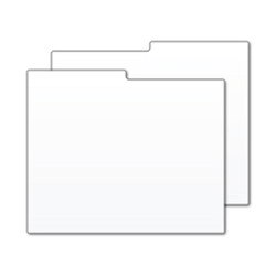Photo Box Divider Card - White Poly